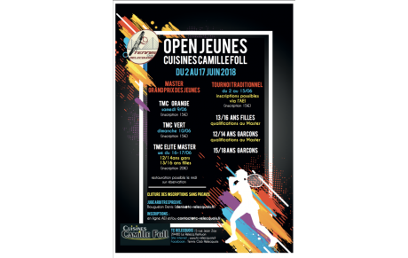 OPEN JEUNES CUISINES CAMILLE FOLL 