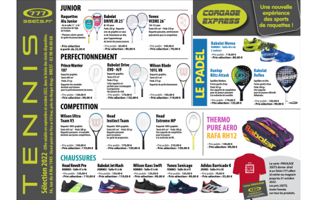 Bien s'équiper pour la reprise tennistique !!! 